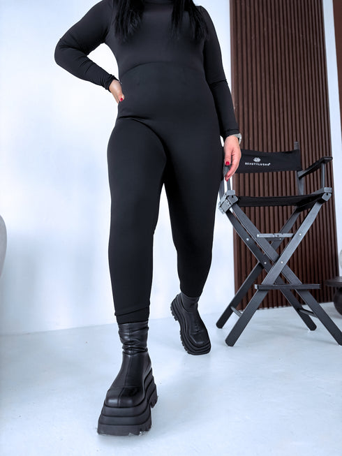 THERMO leggings "PERFECT BODY LM819" - BLACK PRE-ORDER